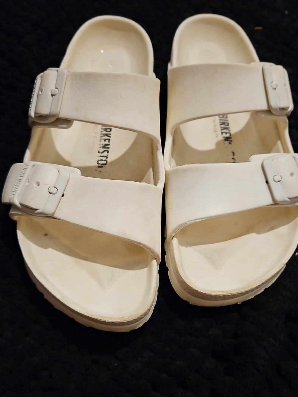 Birkenstock White Arizona Style EVA Sandals for Women